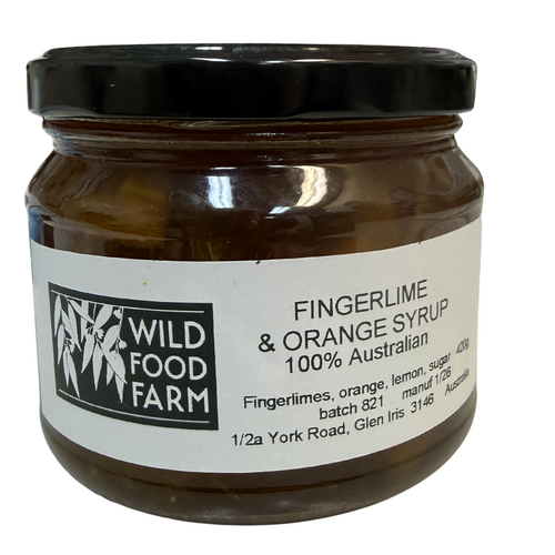 Wild Food Farm Fingerlime & Orange Syrup (420g)