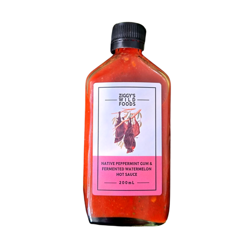 Ziggy's Wild Foods Native Peppermint Gum & Fermented Watermelon Hot Sauce [200ml]
