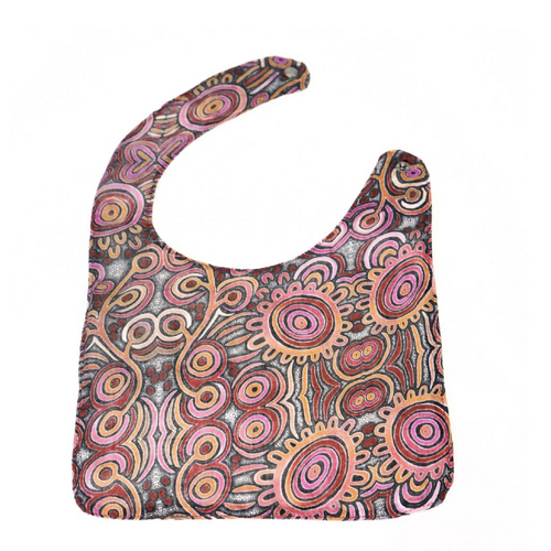 Better World Aboriginal Art - Baby Bib - Celebration Of Life