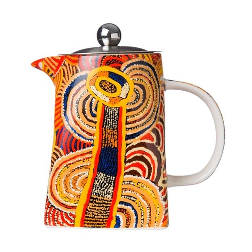 Papulankutja Aboriginal Art Fine Bone China Teapot - My Country
