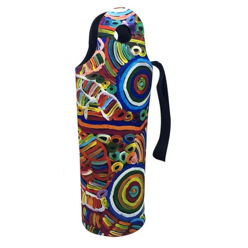 Utopia Aboriginal Art Neoprene Water Bottle Cooler - My Mother's Country