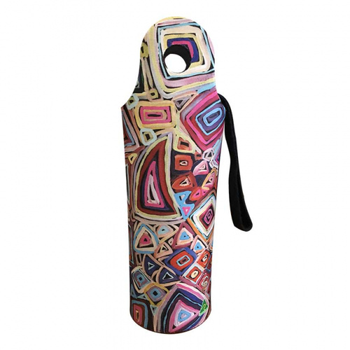 Utopia Aboriginal Art Neoprene Water Bottle Cooler - Untitled