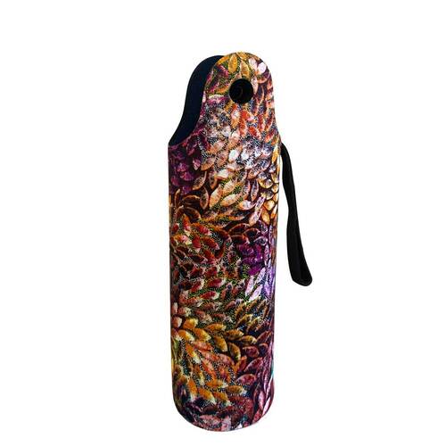 Utopia Aboriginal Art Neoprene Water Bottle Cooler - Spinifex