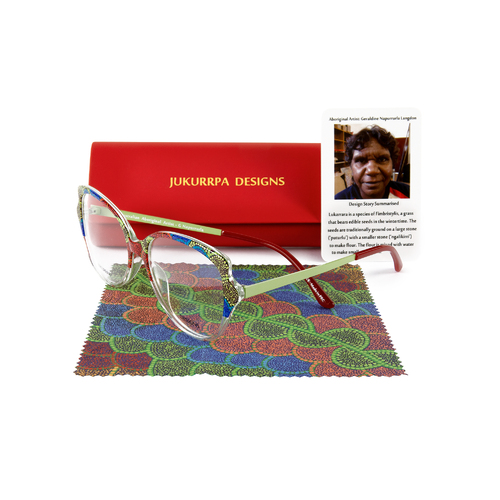 Jukurrpa Aboriginal Art Spectacle Frames - Lukarrara 