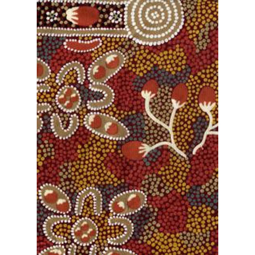 Bush Tomato (Red) - Aboriginal design Fabric
