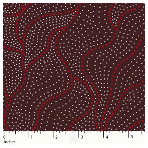 Land of Utopia (Red) Aboriginal design Fabric