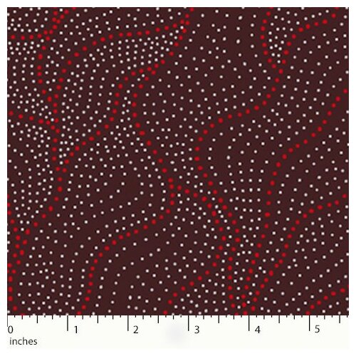 Land of Utopia (Red) - Aboriginal design Fabric
