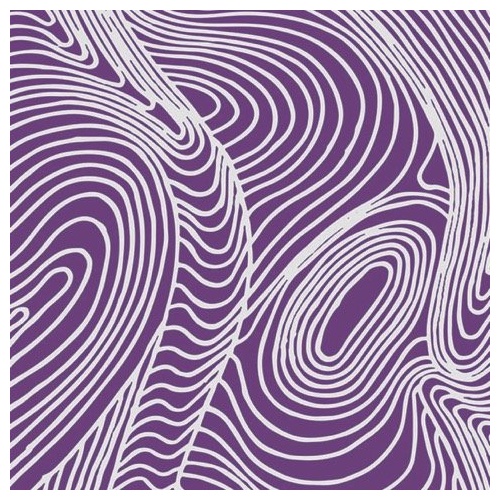 River Dreaming [Purple] [SCRAP 1.8M] - Aboriginal design Fabric