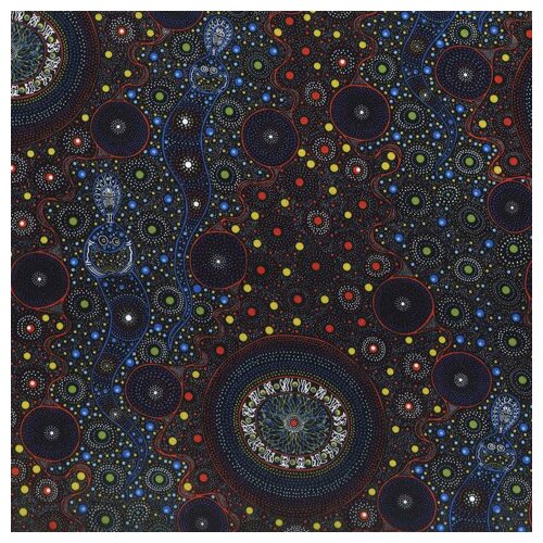 Spiritual Women (Red) - Aboriginal design Fabric