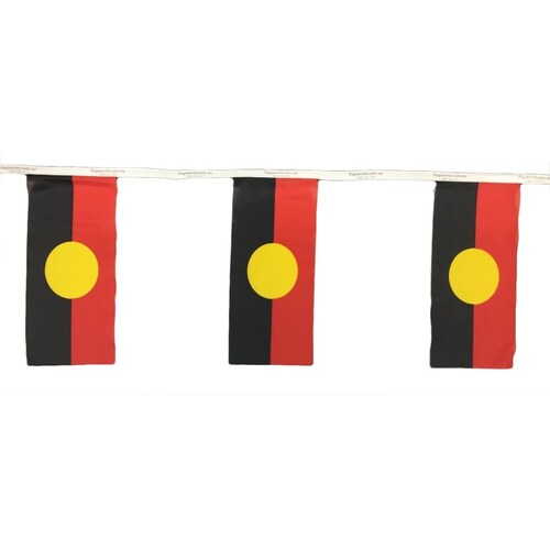 Aboriginal Flag Bunting (10m) [type: Fabric]