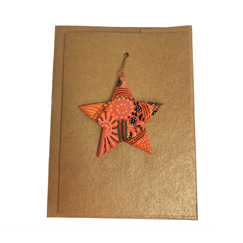 Family & Country  - Better World Aboriginal Art Christmas Decoration Card