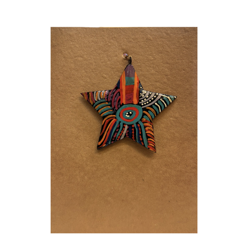 Mulga Country - Better World Aboriginal Art Christmas Decoration Card 