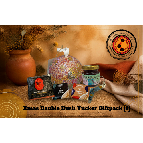 Xmas Bauble Bush Tucker Giftpack [1] - Dreamtime Kullilla-Art