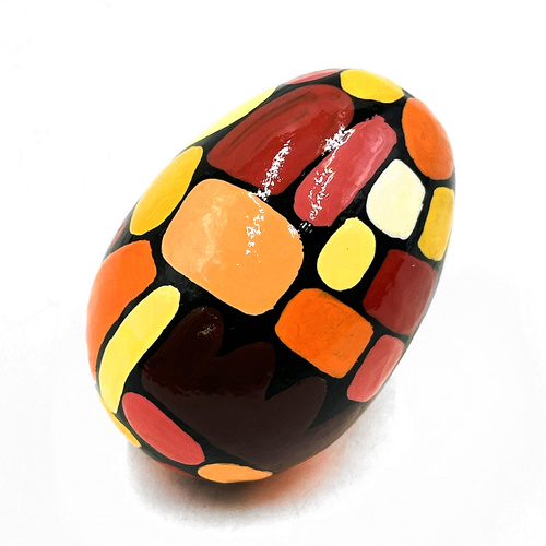 Puli Puli Stones BOXED Handmade Decorative Lacquered Egg & Stand - Better World Aboriginal Art 