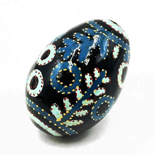 Pikilyi BOXED Handmade Decorative Lacquered Egg & Stand - Better World Aboriginal Art 