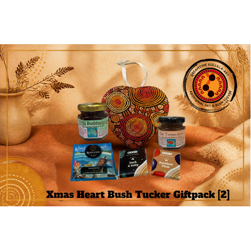 Xmas Heart Bush Tucker Giftpack [2] - Dreamtime Kullilla-Art