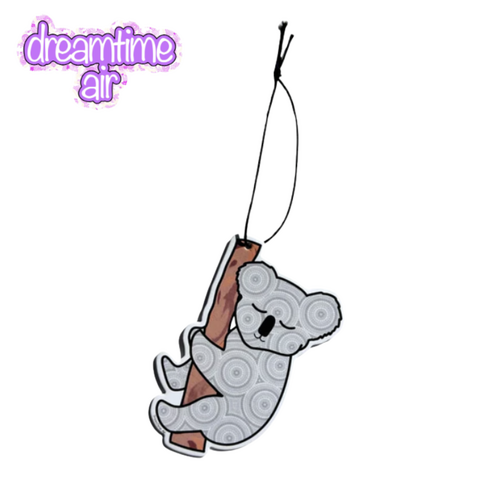 Dreamtime Air Aboriginal Art Air Freshener - Koala On Country (Eucalyptus Scent)