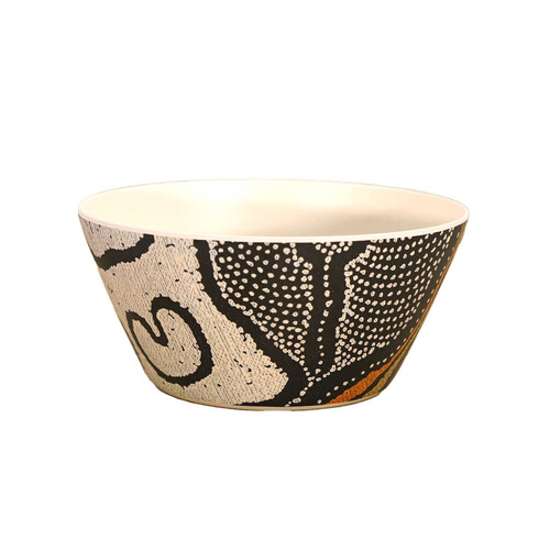 Utopia Aboriginal Art Bamboo Small Bowl - My Country 