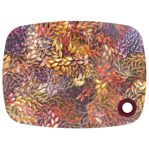 Utopia Aboriginal Art Bamboo Fibre Cheese Board/Platter - Spinifex