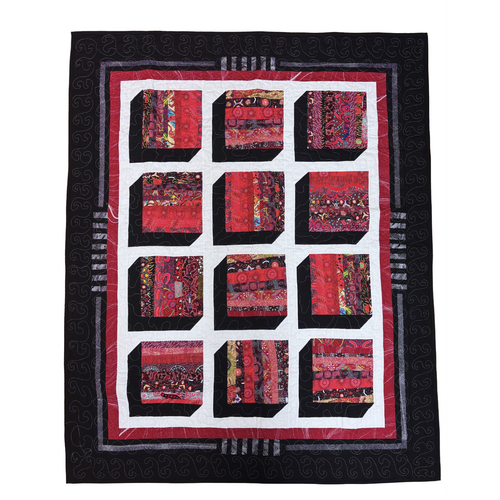 Aboriginal design Quilted Blanket (160cm x 130cm) # 7