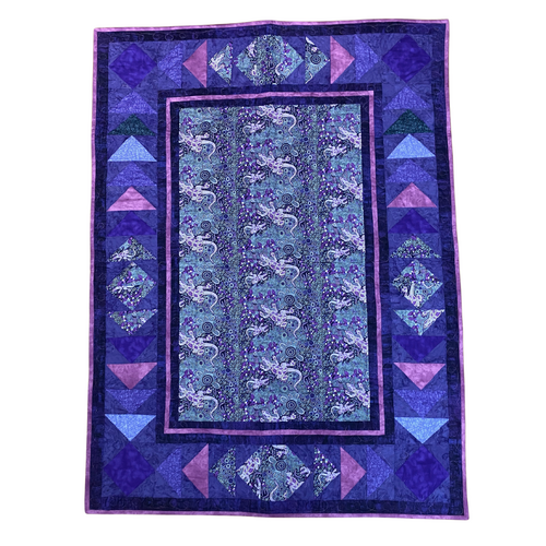 Aboriginal design Quilted Blanket (100cm x 140cm) # 18
