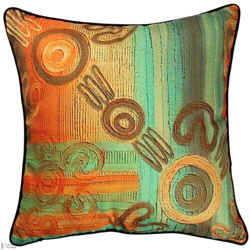 Saretta Aboriginal Art Totem Cushion Cover - Tankaan (Mother)