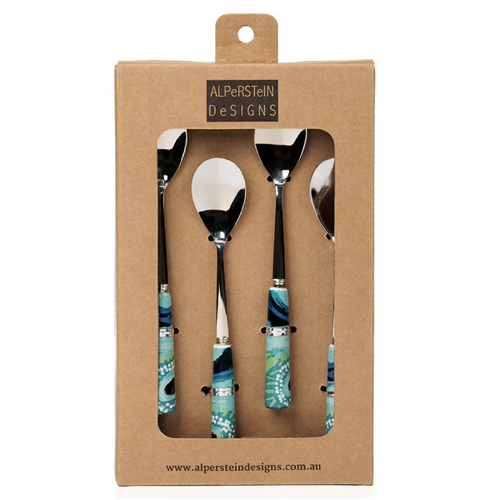 Martumili Aboriginal Art Teaspoon (Set 4) - Detail from Untitled