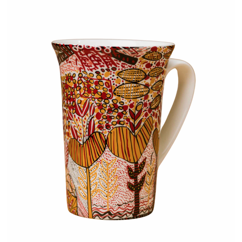 Mirrijini Giftboxed Mug - Jilamara Aboriginal Art 