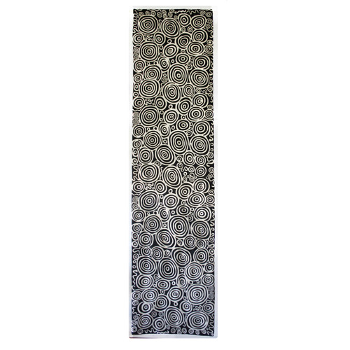 Aboriginal Art Handmade Wool Runner (Chainstitched) (76 x 304cm) - Seven Sisters Story