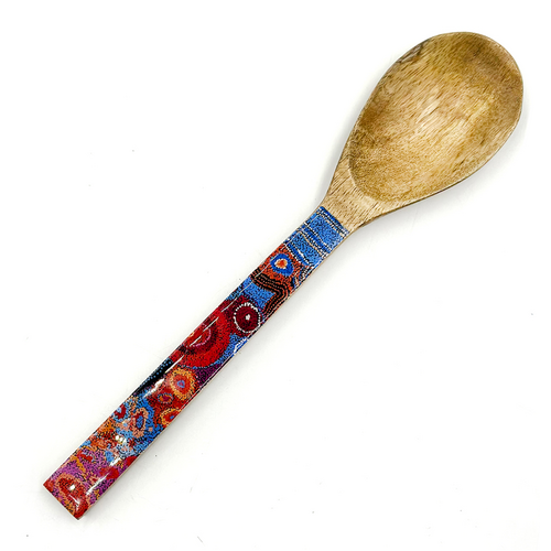 Better World Aboriginal Art Wooden/Resin Serving Spoon - Seven Sisters