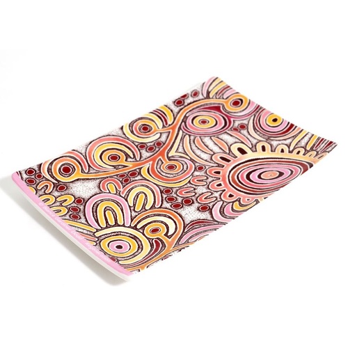 Better World Aboriginal Art Boxed Bone China Cake Plate - Celebration of Life