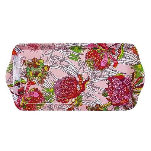 Melamine Long Scatter Tray - Australian Wildflowers