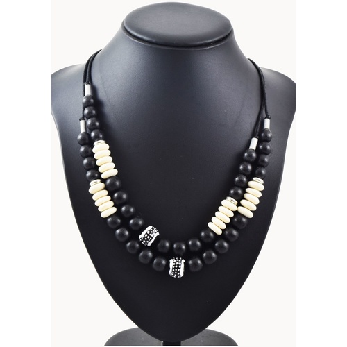 Yijan Aboriginal Art Beaded Necklace (2 strand) - Women's Ceremonial Place