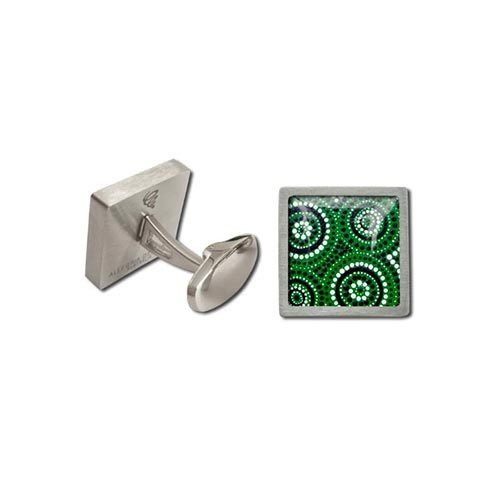 Allegria Cufflinks - Waterholes  [Shape: Square]