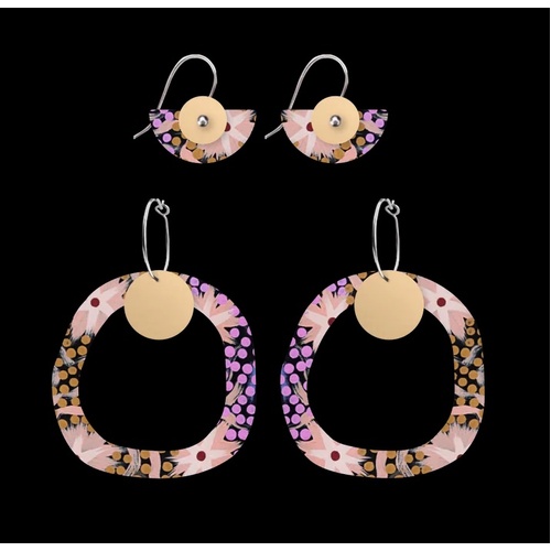 Moe Moe Design Silver Alloy Mixer Pack Earrings - Ceremony