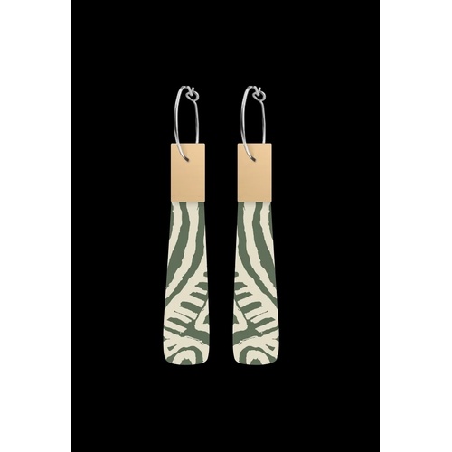 Moe Moe Design Silver Alloy Beacon MOSS Earrings - Two Dogs Dreaming