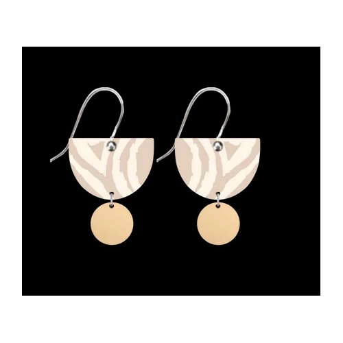 Moe Moe Design Silver Alloy ECU Chalice Drop Earrings - Two Dogs Dreaming