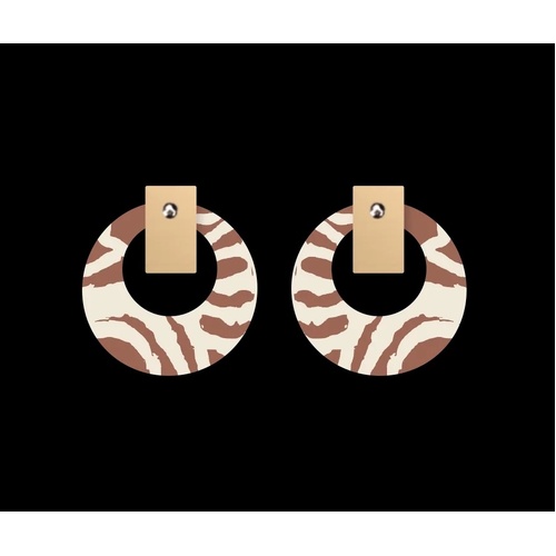 Moe Moe Design Silver Alloy Tear DESERT Earrings - Two Dogs Dreaming
