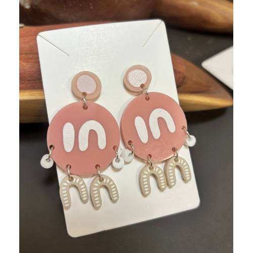 Windyigarn Aboriginal Arts Handmade Acrylic Earrings - Women