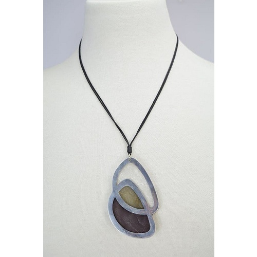 Sabelle Pendant - Riverstones Grey