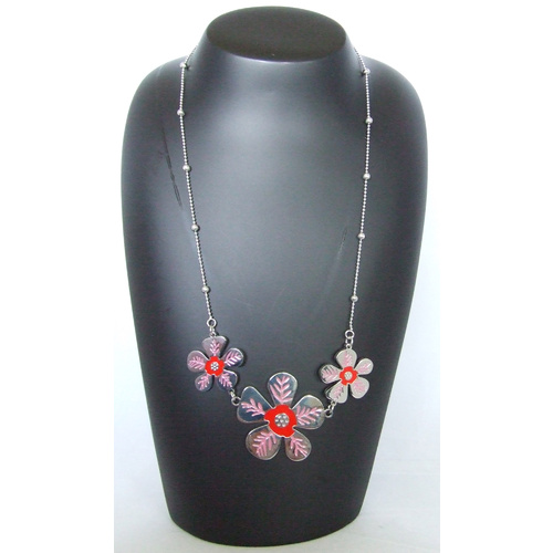 Yijan Aboriginal Art Pendant - Waterlillies (Triple)