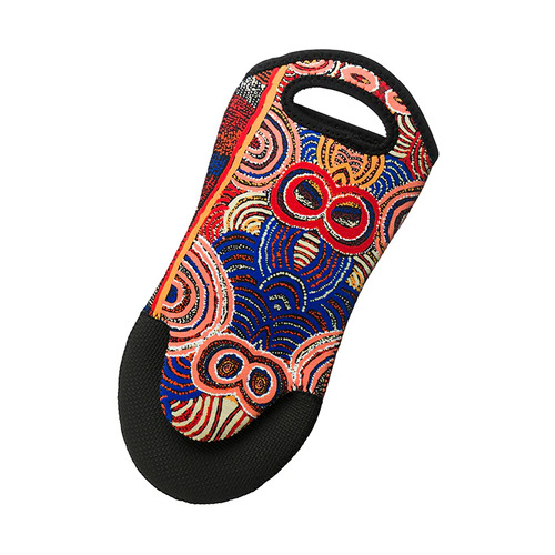 Papulankutja Artist Aboriginal Art Neoprene Oven Mitt - Mulga Dreaming