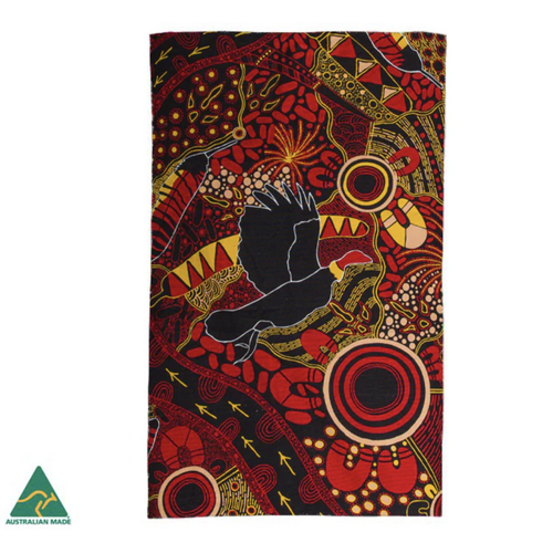 Justin Butler Aboriginal Art Australia Made Teatowel - Nartji Papipi