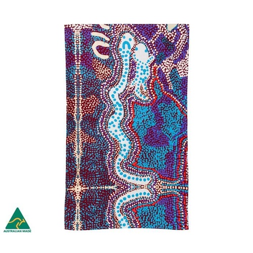 Papulankutja Aboriginal Art Australia Made Cotton Teatowel - Wati kutjara