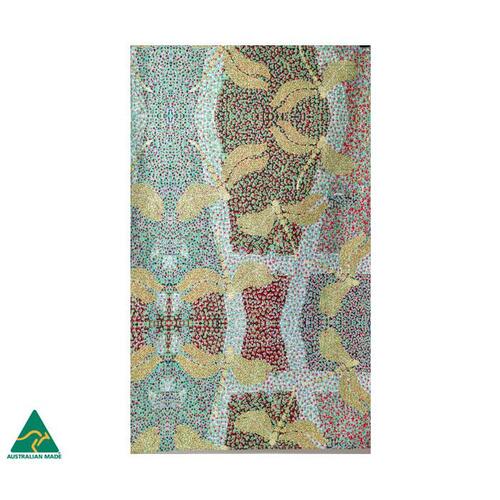 Sheryl J Burchill Aboriginal Art Australia Made Teatowel - Dragon Fly (Sunrise)