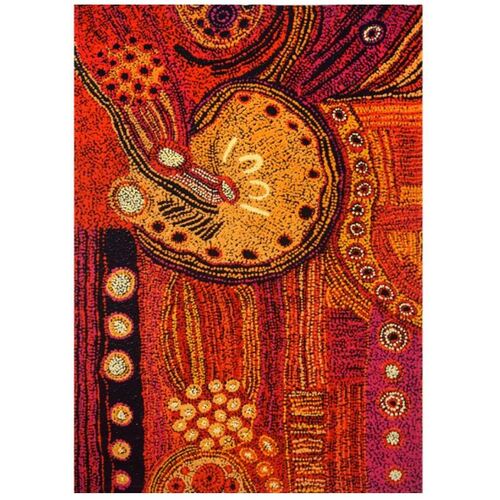 Better World Aboriginal Art Digital Print Cotton Teatowel - Two Sisters (2)