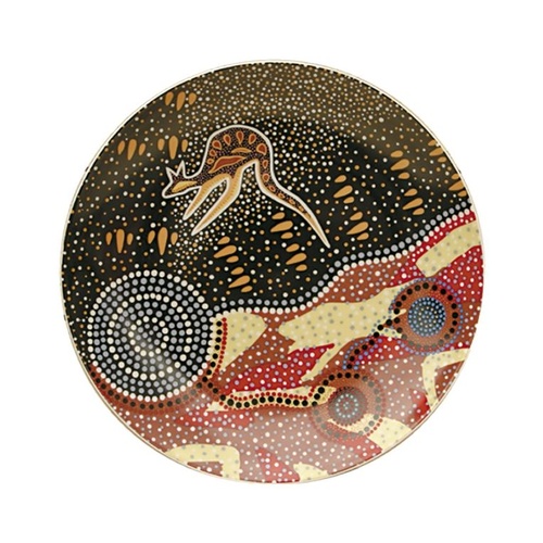 Tobwabba Aboriginal Art Porcelain Collector's Plate (15cm) - Coastal Kooris