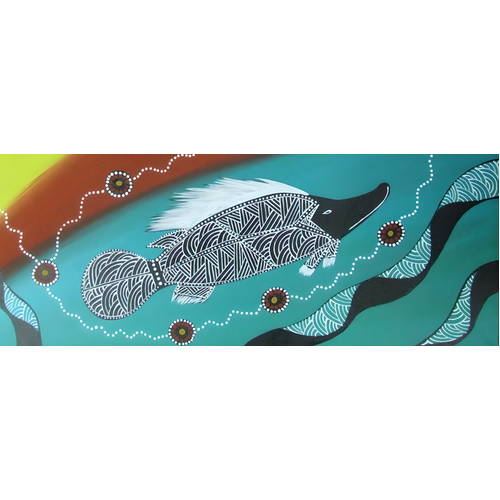 Dreamtime Kullilla Art Sticker Pack (10)Yellow Belly Cod 