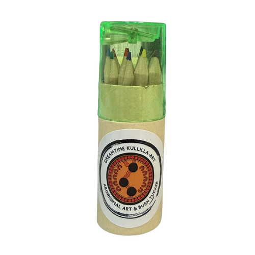 Craft Paper Mini Pencil Box (12) with Sharpener