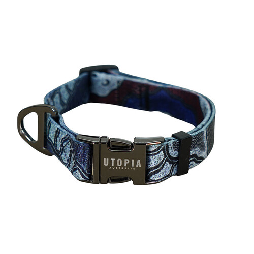 Utopia Aboriginal Design Dog Collar - My Country [size: Small]